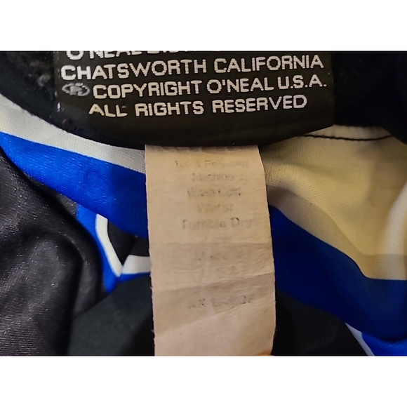 Vintage O’Neal Racing Elements Shirt Made in USA Men’s Motocross All Over Print - Picture 8 of 8